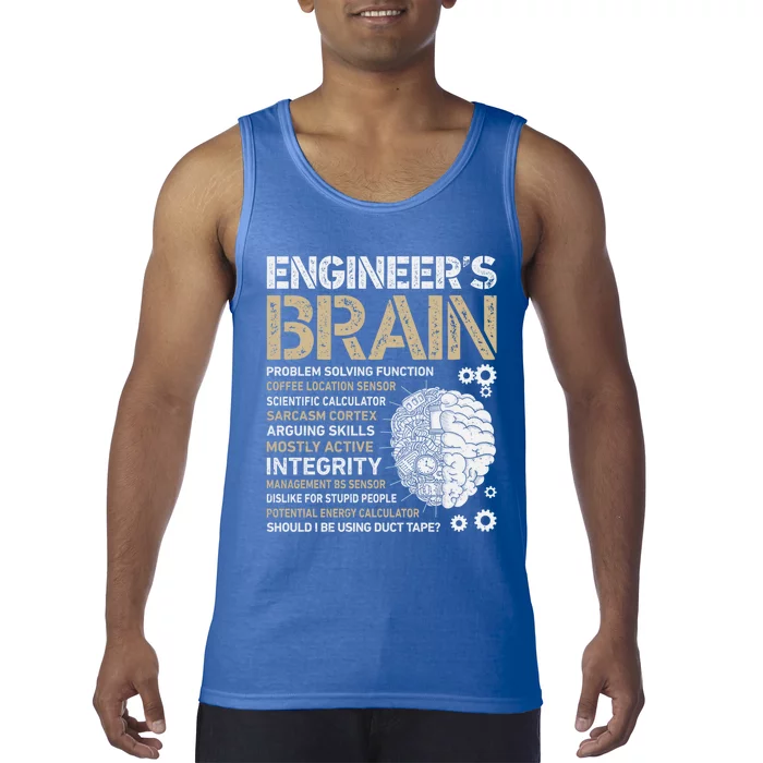 Engineer's Brain Funny Process Engineer Engineering Gift Tank Top