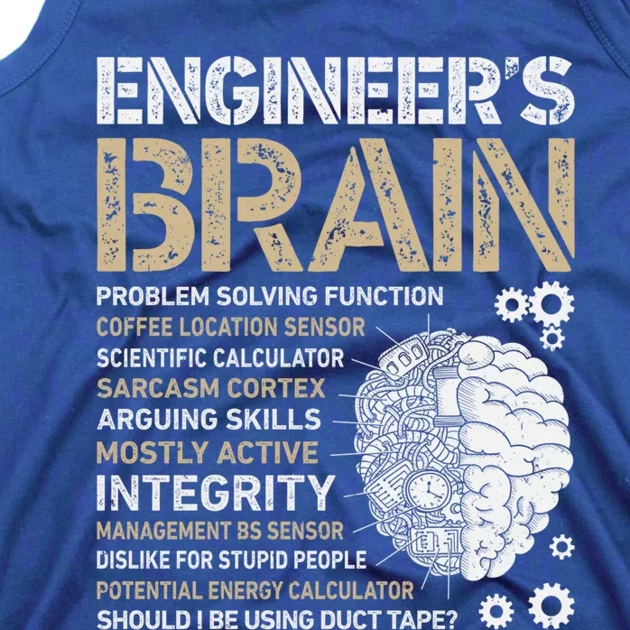 Engineer's Brain Funny Process Engineer Engineering Gift Tank Top