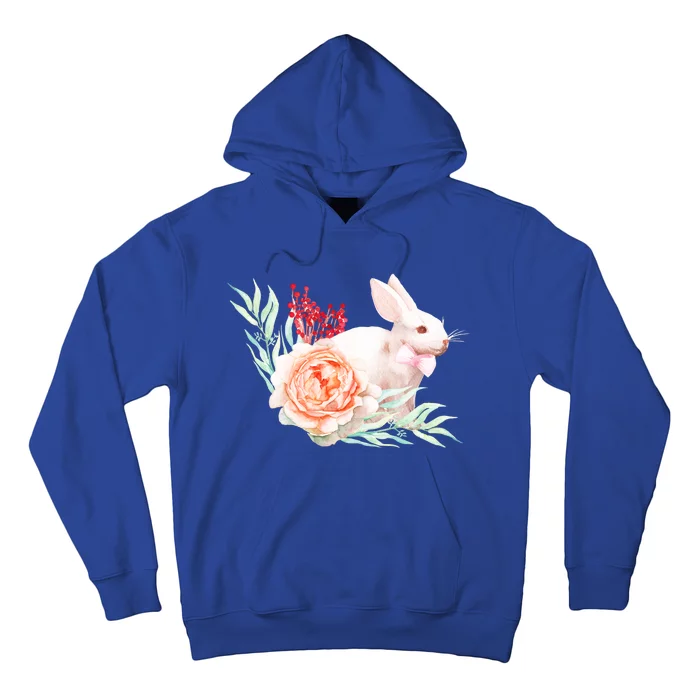 Easter Bunny Flower Spring Art Hoodie