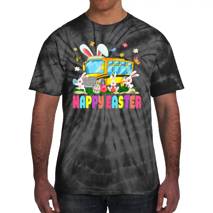 Every Bunny's Favorite School Bus Driver Easter Day Tie-Dye T-Shirt