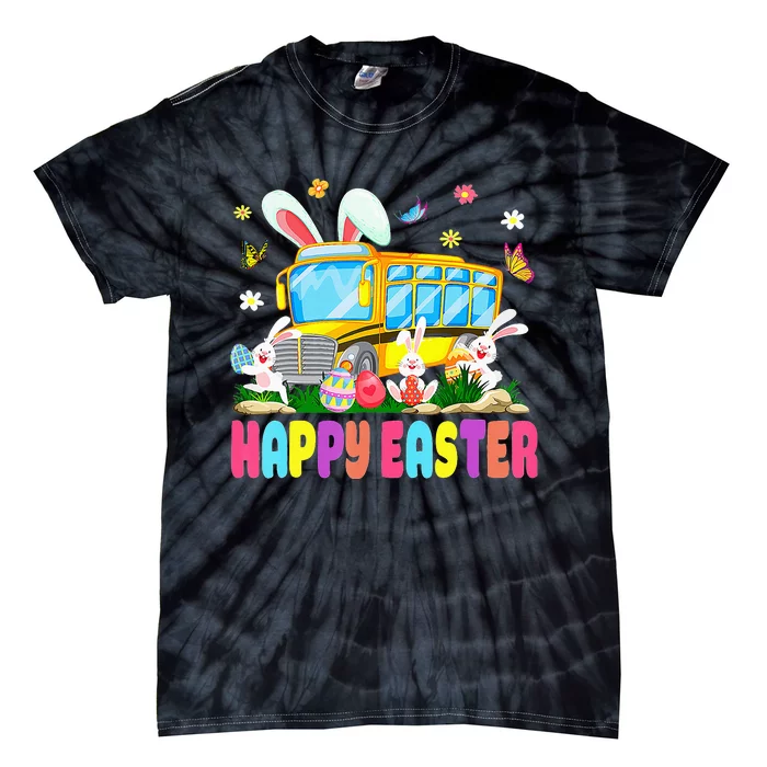 Every Bunny's Favorite School Bus Driver Easter Day Tie-Dye T-Shirt