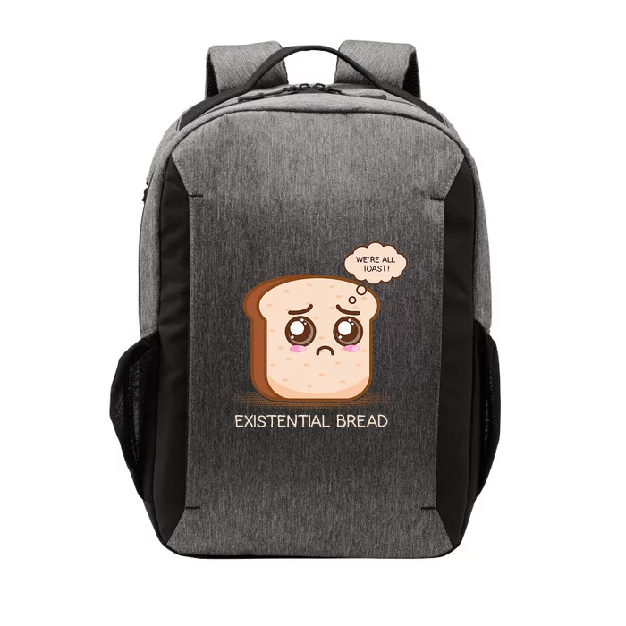 Existential Bread Funny Cute Kawaii Existential Dread Vector Backpack