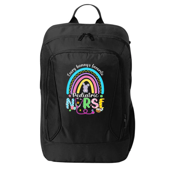 Every Bunny's Favorite Pediatric Nurse Easter Day City Backpack