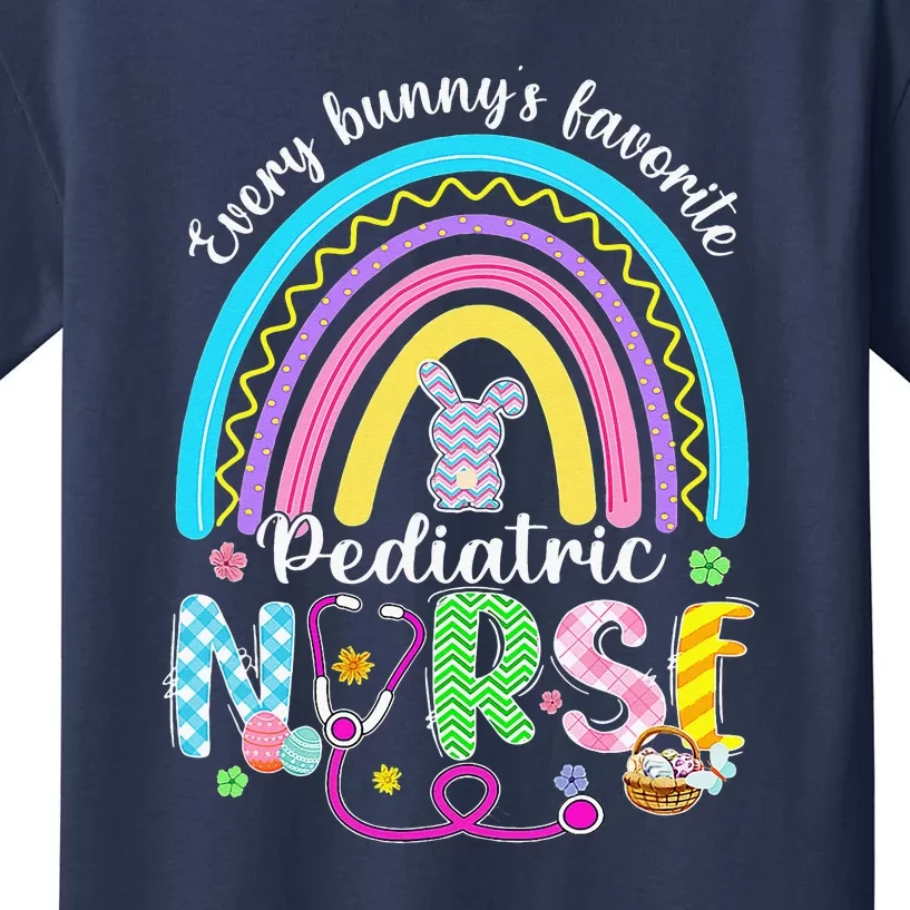 Every Bunny's Favorite Pediatric Nurse Easter Day Kids T-Shirt