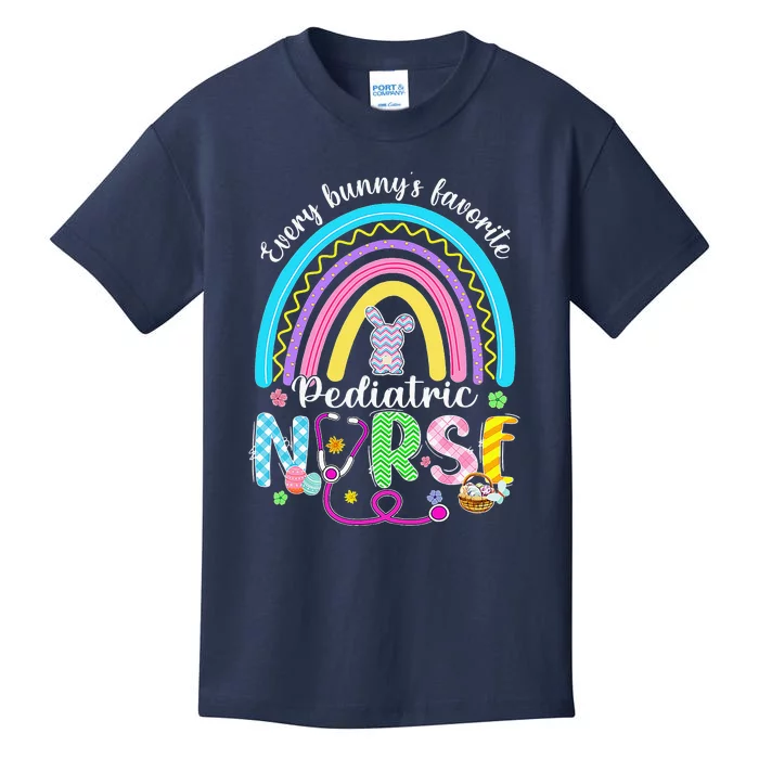 Every Bunny's Favorite Pediatric Nurse Easter Day Kids T-Shirt