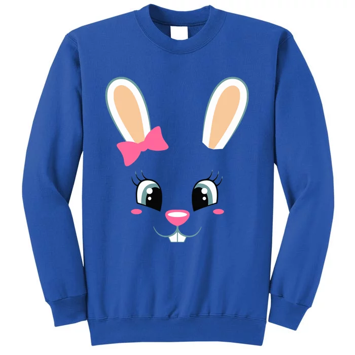 Easter Bunny Face Funny Easter Sunday Gift Sweatshirt