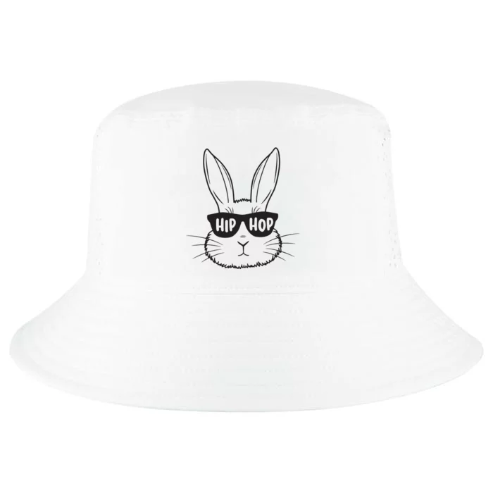 Easter Bunny Face Glasses Rabbit Happy Easter Cool Comfort Performance Bucket Hat