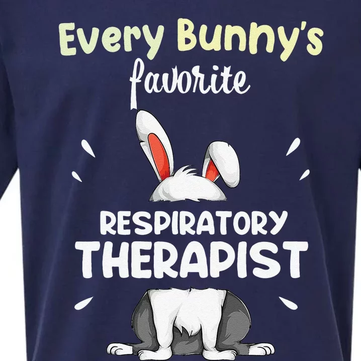 Every Bunny Favorite Respiratory Therapist Easter Day Gifts Sueded Cloud Jersey T-Shirt