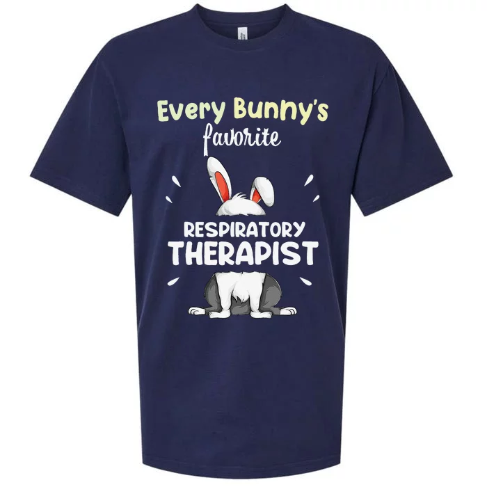 Every Bunny Favorite Respiratory Therapist Easter Day Gifts Sueded Cloud Jersey T-Shirt