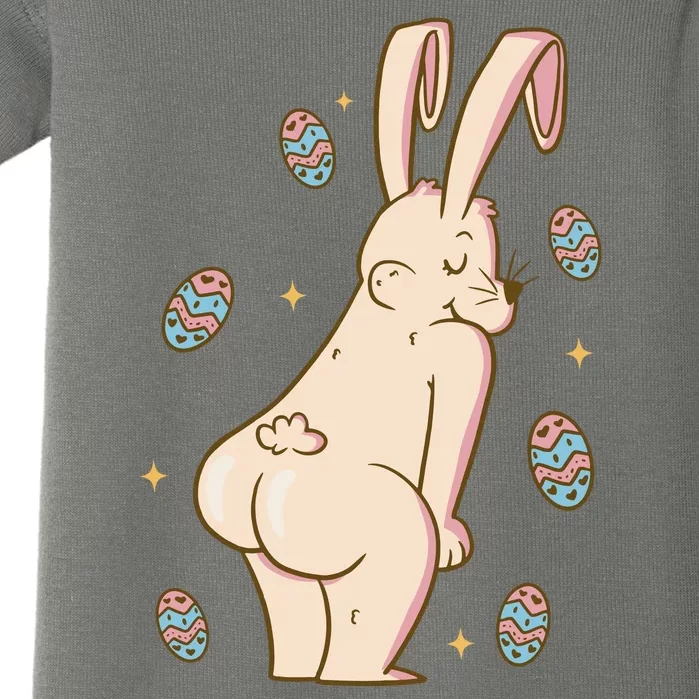 Easter Bunny Funny Twerk Baby Bodysuit