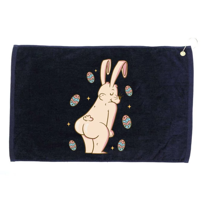 Easter Bunny Funny Twerk Grommeted Golf Towel