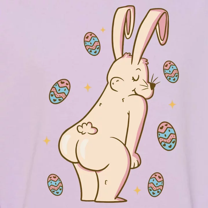 Easter Bunny Funny Twerk Garment-Dyed Sweatshirt