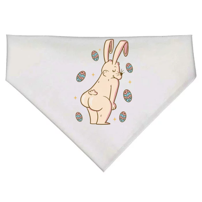 Easter Bunny Funny Twerk USA-Made Doggie Bandana