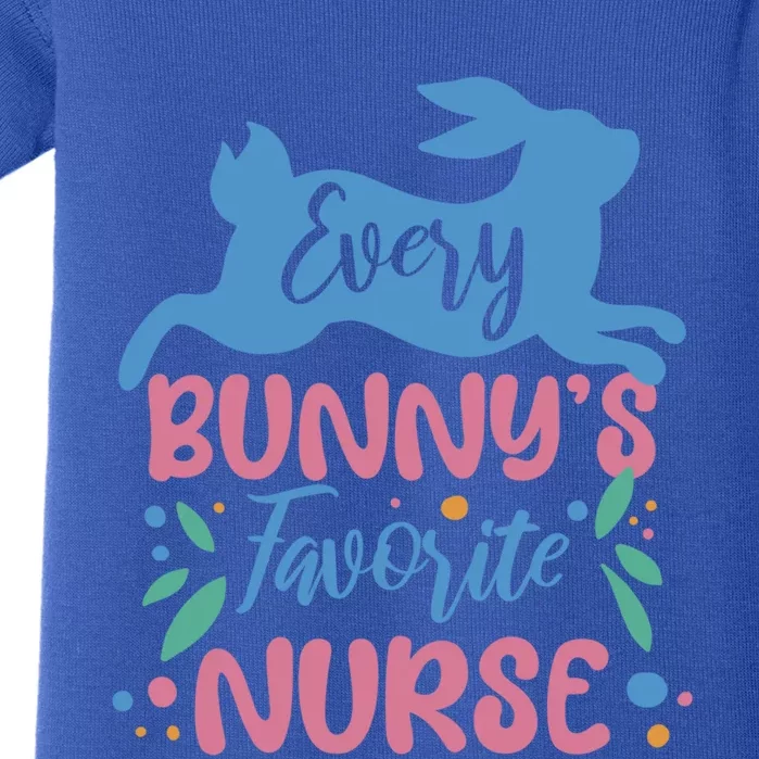 Every Bunnys Favorite Nurse Easter Bunny Nurse Gift Baby Bodysuit