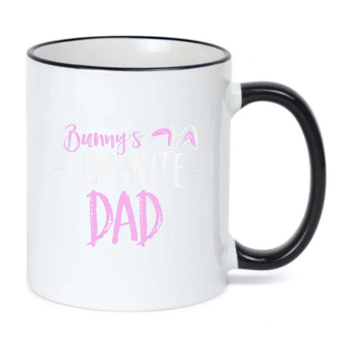 Every Bunny's Favorite Dad Easter Bunny Black Color Changing Mug