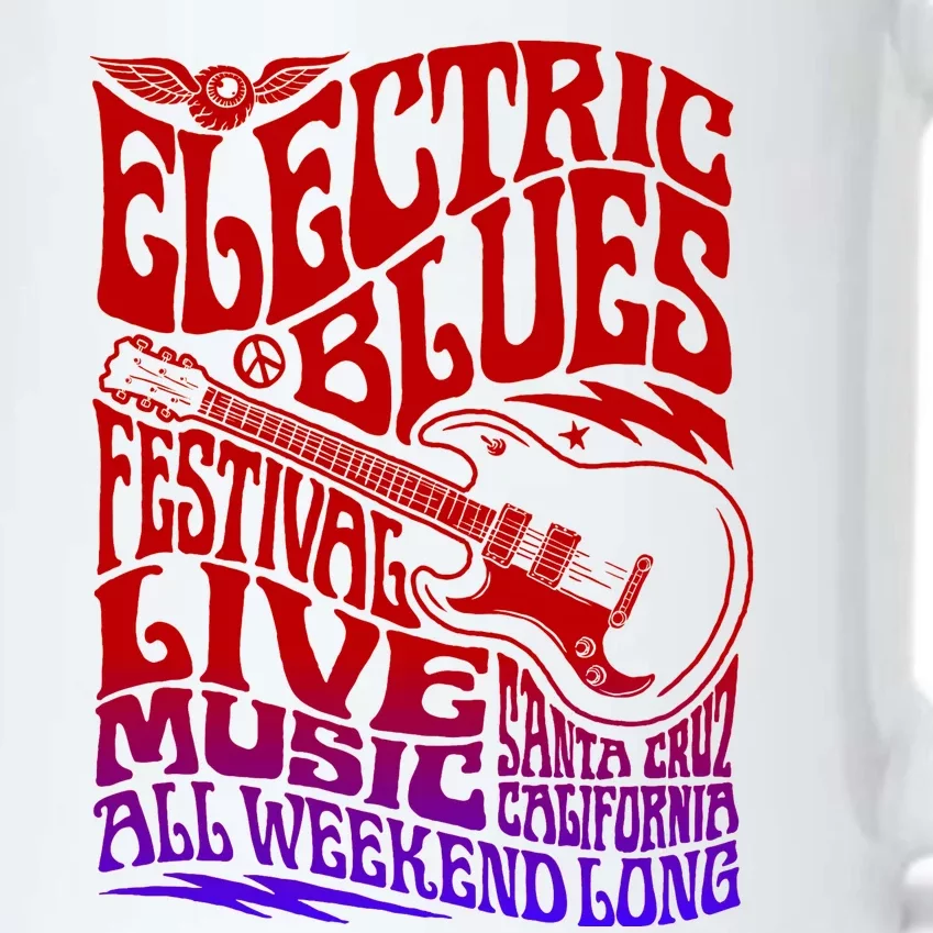 Electric Blues Festival Live Music Santa Cruz California Black Color Changing Mug