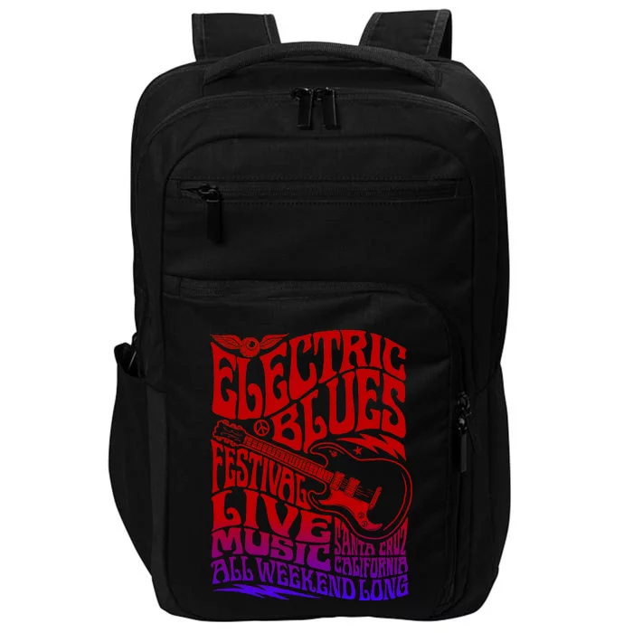 Electric Blues Festival Live Music Santa Cruz California Impact Tech Backpack