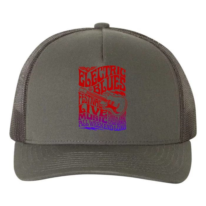 Electric Blues Festival Live Music Santa Cruz California Yupoong Adult 5-Panel Trucker Hat