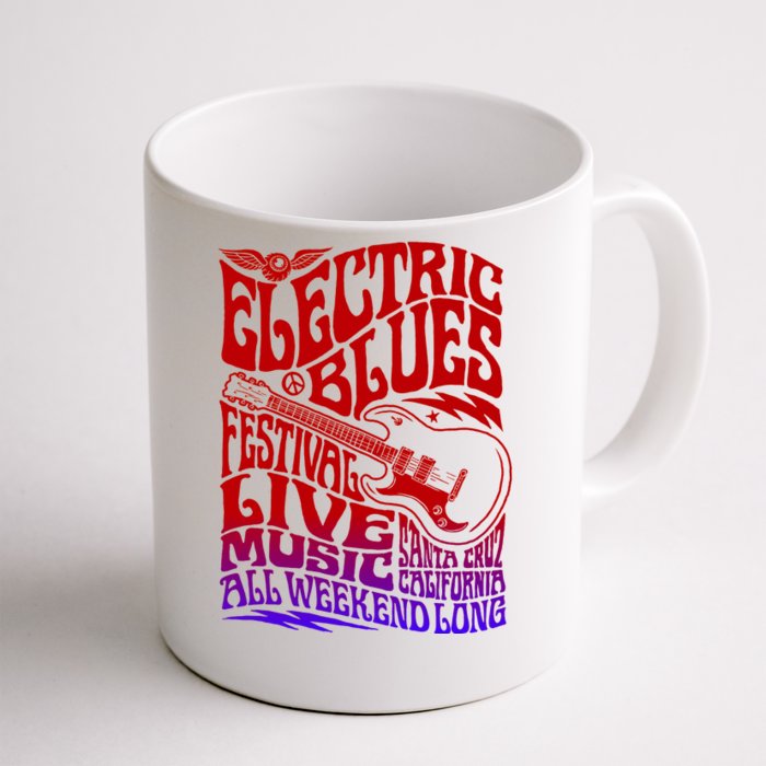 Electric Blues Festival Live Music Santa Cruz California Front & Back Coffee Mug