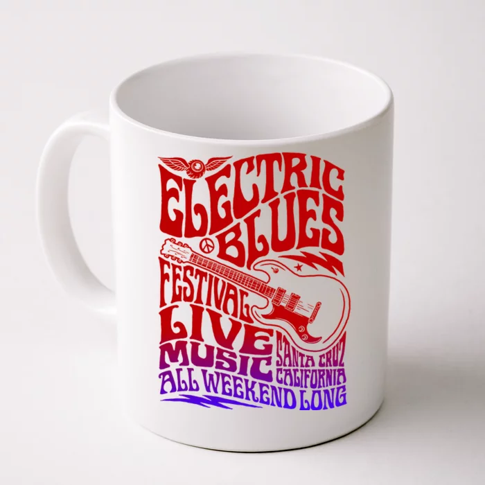 Electric Blues Festival Live Music Santa Cruz California Front & Back Coffee Mug