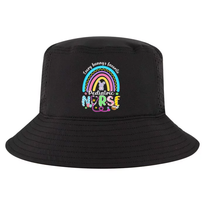 Every Bunny's Favorite Pediatric Nurse Nursing Easter Day Cool Comfort Performance Bucket Hat