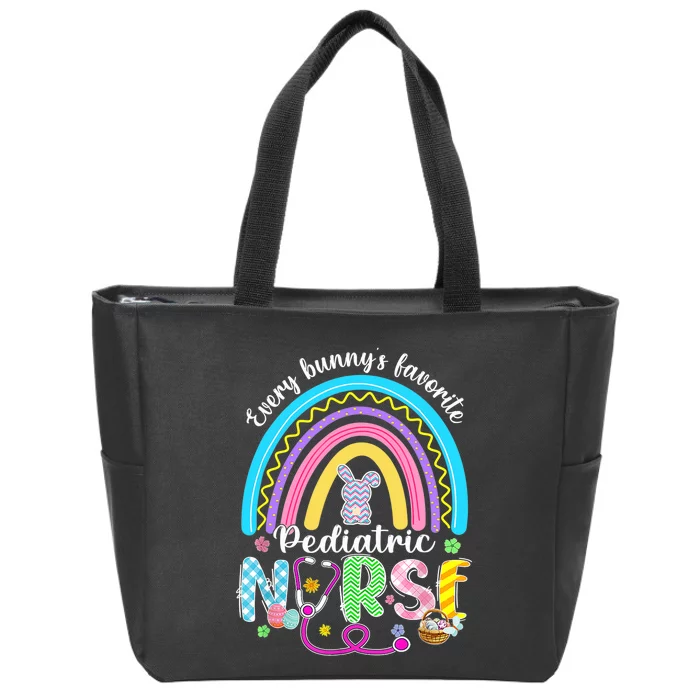 Every Bunny's Favorite Pediatric Nurse Nursing Easter Day Zip Tote Bag