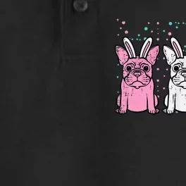 Easter Bunny French Bulldogs Frenchie Dogs Men Women Dry Zone Grid Performance Polo