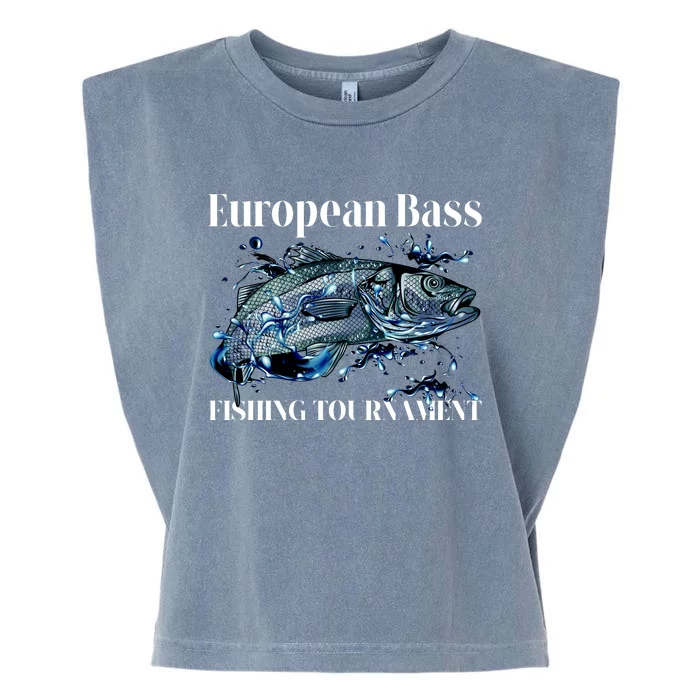 European Bass Fishing Tournament Garment-Dyed Women's Muscle Tee