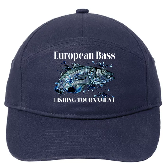 European Bass Fishing Tournament 7-Panel Snapback Hat