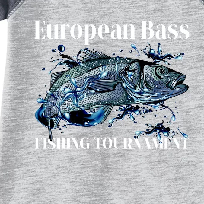 European Bass Fishing Tournament Infant Baby Jersey Bodysuit