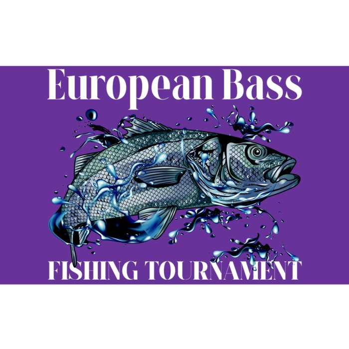 European Bass Fishing Tournament Bumper Sticker