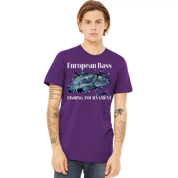 European Bass Fishing Tournament Premium T-Shirt