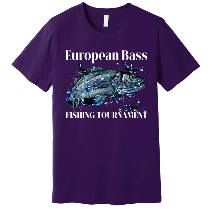 European Bass Fishing Tournament Premium T-Shirt