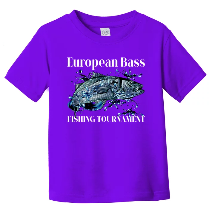 European Bass Fishing Tournament Toddler T-Shirt