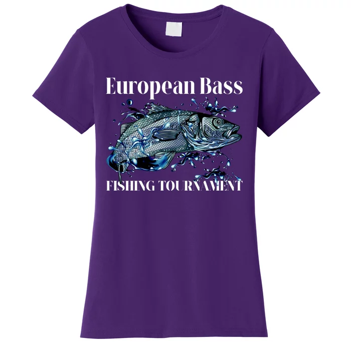 European Bass Fishing Tournament Women's T-Shirt