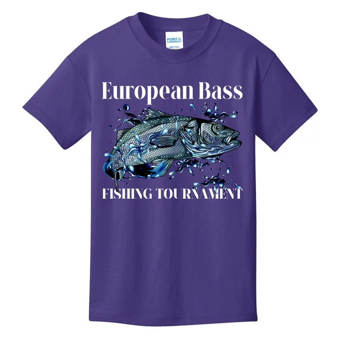 European Bass Fishing Tournament Kids T-Shirt