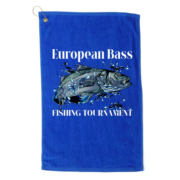 European Bass Fishing Tournament Platinum Collection Golf Towel