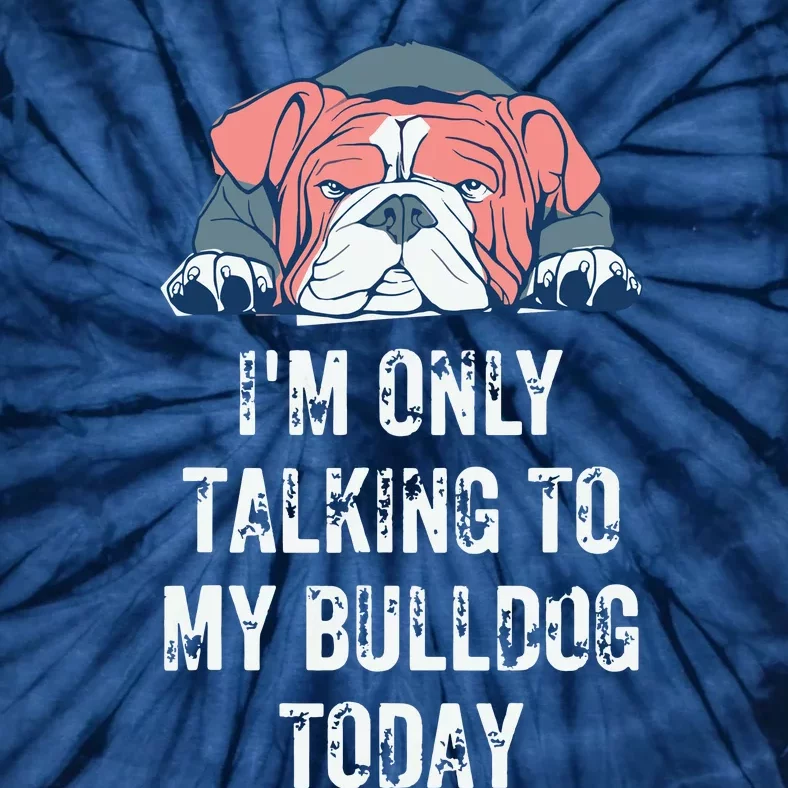 English Bulldog Funny Tie-Dye T-Shirt