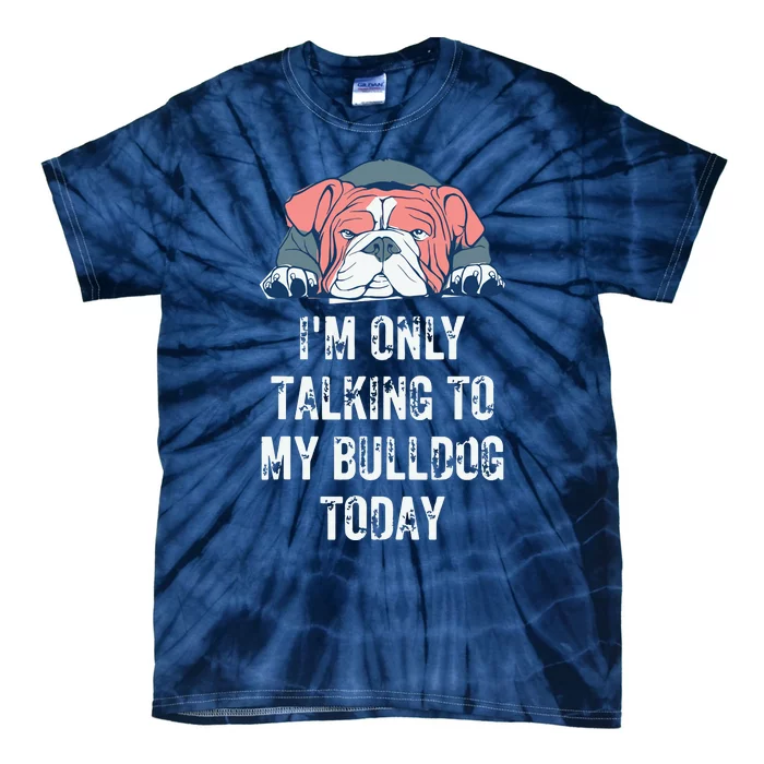 English Bulldog Funny Tie-Dye T-Shirt