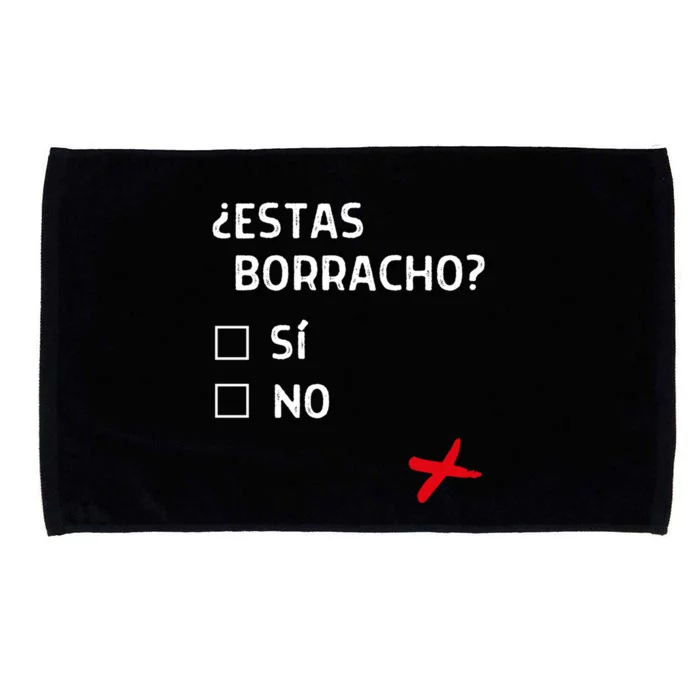 Estas Birracho? Funny Spanish Gift Microfiber Hand Towel