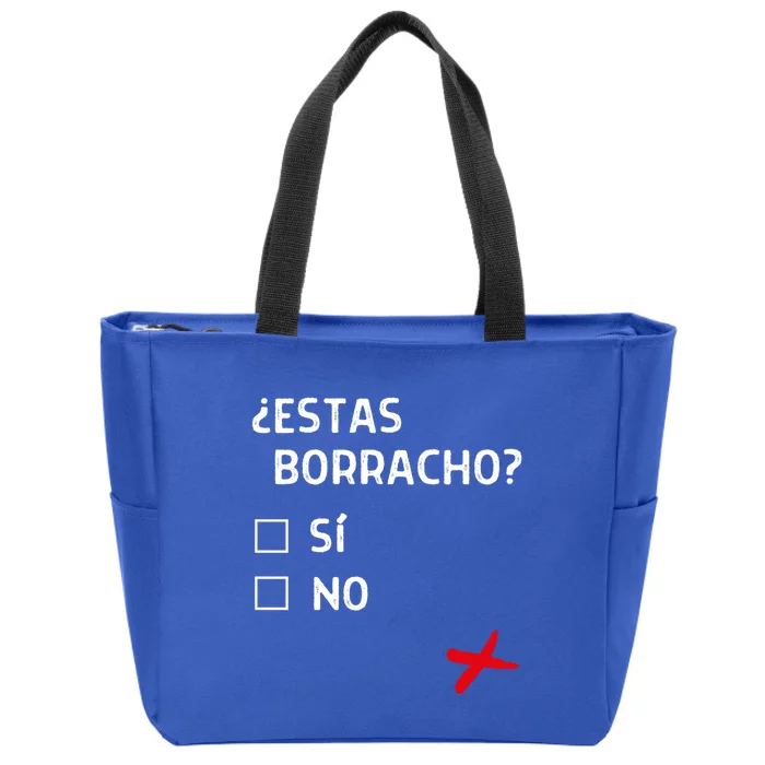 Estas Birracho? Funny Spanish Gift Zip Tote Bag