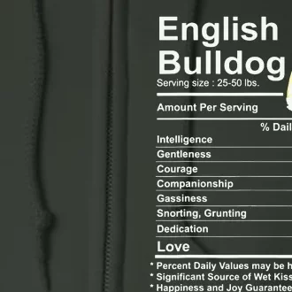 English Bulldog Facts Gift Funny English Bulldog Mama Full Zip Hoodie