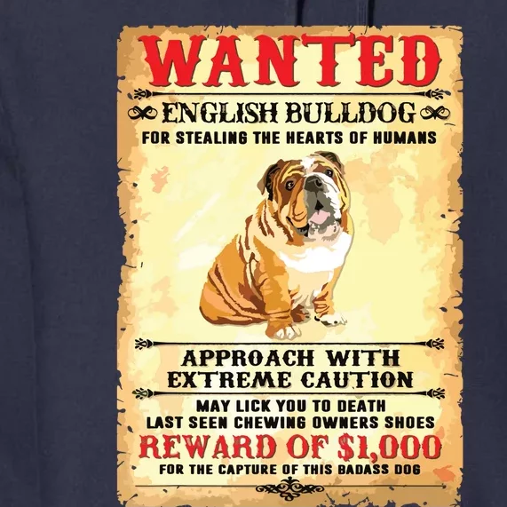 English Bulldog Funny Dog Lover Gifts Premium Hoodie