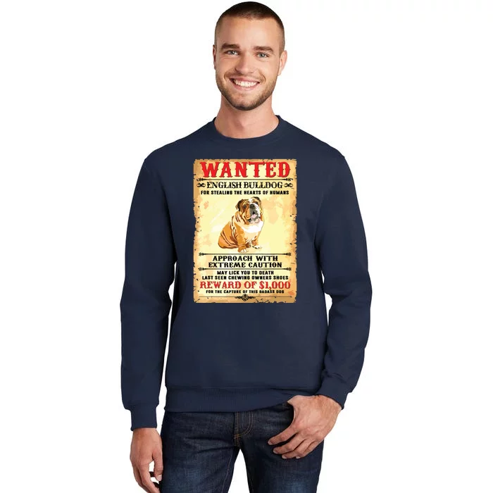 English Bulldog Funny Dog Lover Gifts Tall Sweatshirt