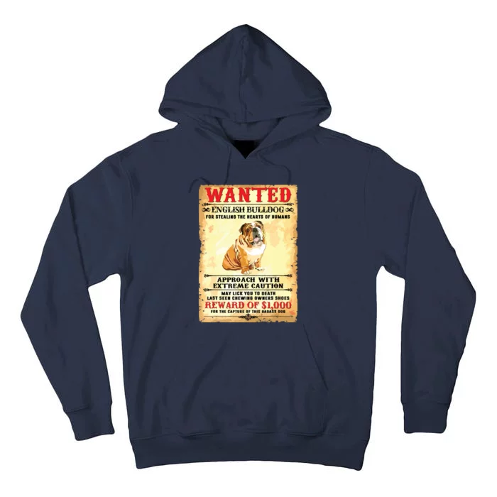 English Bulldog Funny Dog Lover Gifts Tall Hoodie