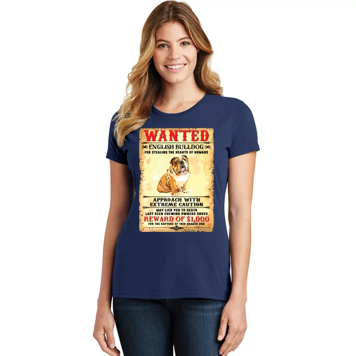 English Bulldog Funny Dog Lover Gifts Women's T-Shirt