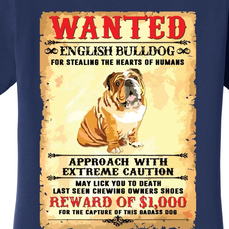 English Bulldog Funny Dog Lover Gifts Women's T-Shirt