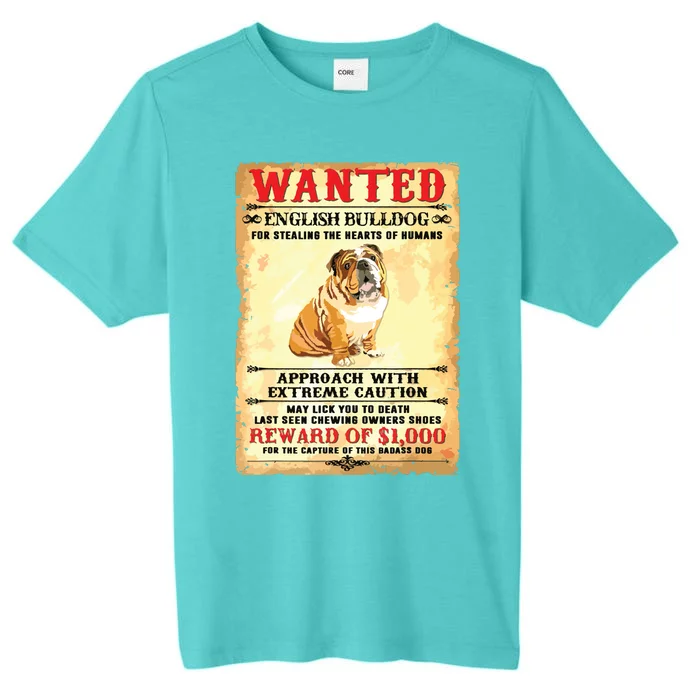 English Bulldog Funny Dog Lover Gifts ChromaSoft Performance T-Shirt