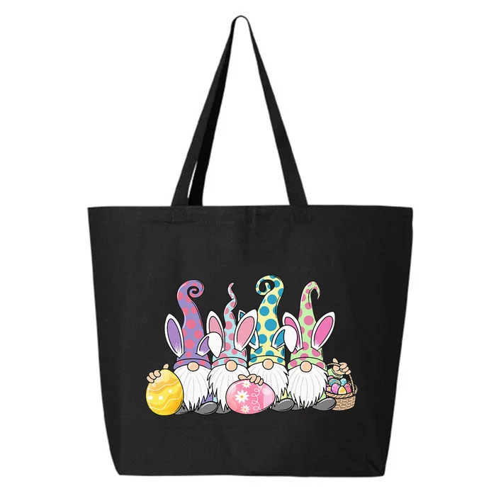 Easter Bunny Gnome Easter Eggs Hunting 25L Jumbo Tote