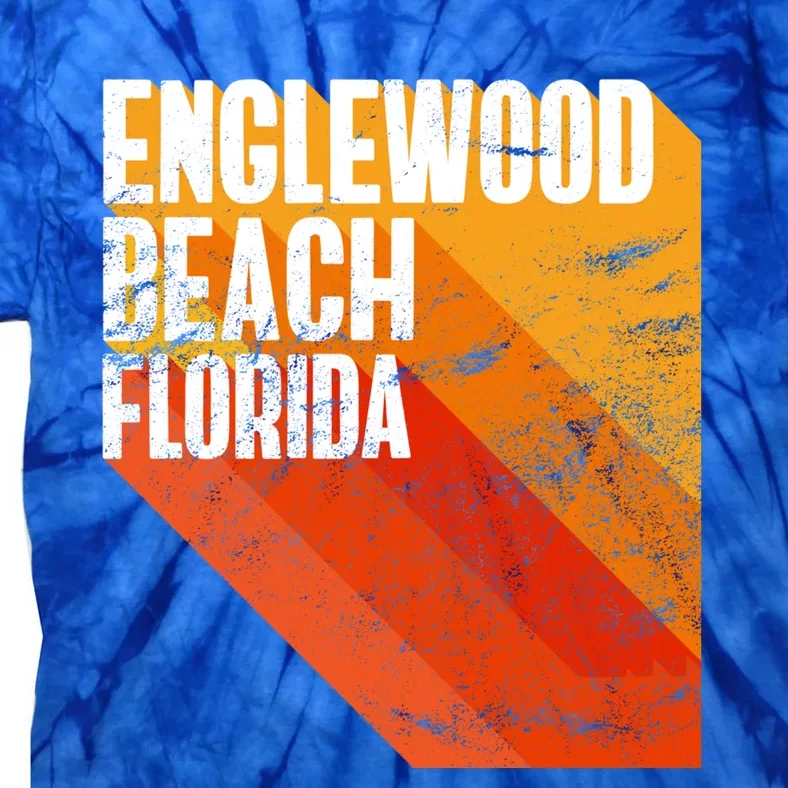 Englewood Beach Gift Retro Style Florida Gift Tie-Dye T-Shirt